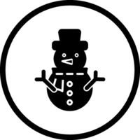 Snowman Vector Icon