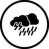 icono de vector de lluvia