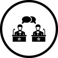 Debate Vector Icon