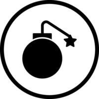 Exploding Cannon Ball Vector Icon