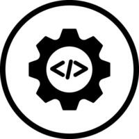 Coding Gear Vector Icon