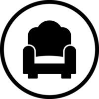 Single Sofa Vector Icon