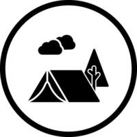 Tent Vector Icon