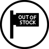 Out of Stock Vector Icon