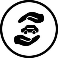 Car Insurance Vector Icon