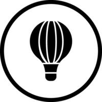 Hot Air Balloon Vector Icon