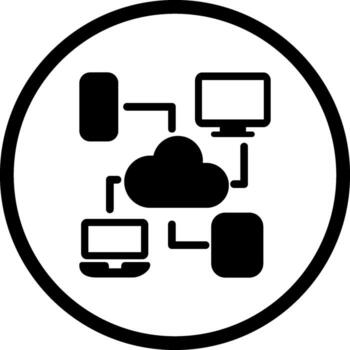 Cloud Computing Vector Icon