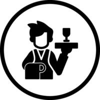 Waiter Vector Icon