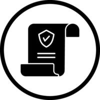 Insurance Policy Vector Icon