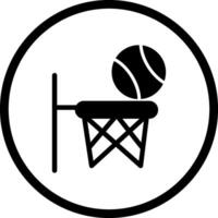 icono de vector de baloncesto