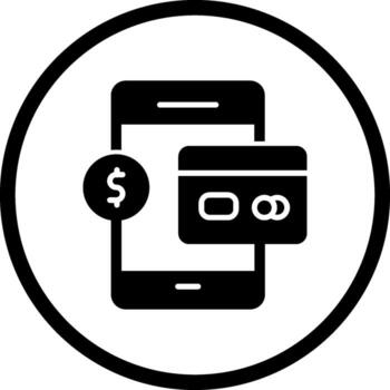 icono de vector de método de pago