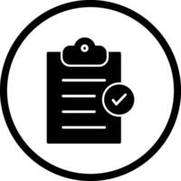 Booking Checklist Vector Icon