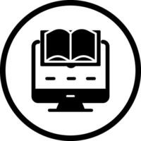 Digital Learning Vector Icon