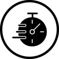 icono de vector de tiempo flexible