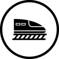 icono de vector de tren