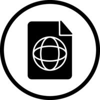 Global Profile Vector Icon