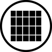 Table of Rates Vector Icon