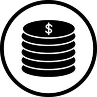 Stack of Coins Vector Icon