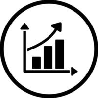 Rising Statistics Vector Icon