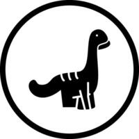 icono de vector de dinosaurio