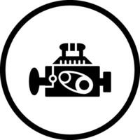 icono de vector de motor