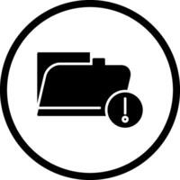 Vulnerable Folder Vector Icon