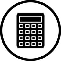 icono de vector de calculadora