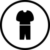 icono de vector de traje de pijama