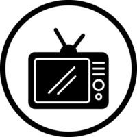 icono de vector de televisor