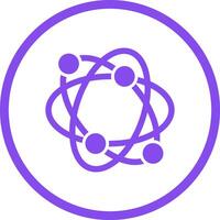 Atomic Structure Vector Icon