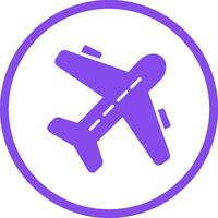 Plane Flying Vector Icon