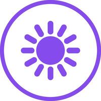 Sun Vector Icon