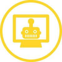 Artificial Bot Vector Icon