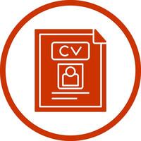 CV Vector Icon