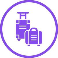 Luggage Bag Vector Icon