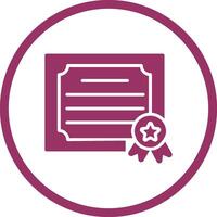 Certificate Vector Icon