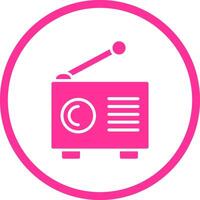 Old Radio Vector Icon