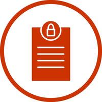 Privacy Page Vector Icon
