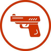 icono de vector de pistola