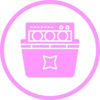 Dishwasher Vector Icon