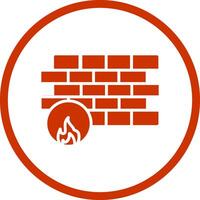 Firewall Vector Icon