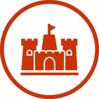 Sandcastle Vector Icon