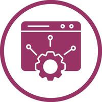 Web Setting Vector Icon