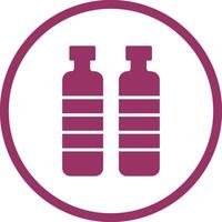 Bottle in Water Vector Icon