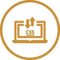 CSS Laptop Vector Icon