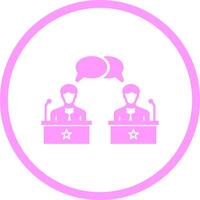 Debate Vector Icon