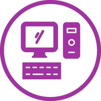 Computer Vector Icon