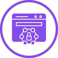Web Protected Vector Icon