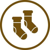 Winter Socks Vector Icon