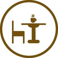 Tea Table Vector Icon